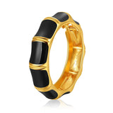 Enamel Statement Bangle Cuff Bracelet for Party