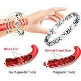 Crystal Lymphatic Drainage Magnetic Therapy Bracelet