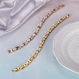 Crystal Lymphatic Drainage Magnetic Therapy Bracelet