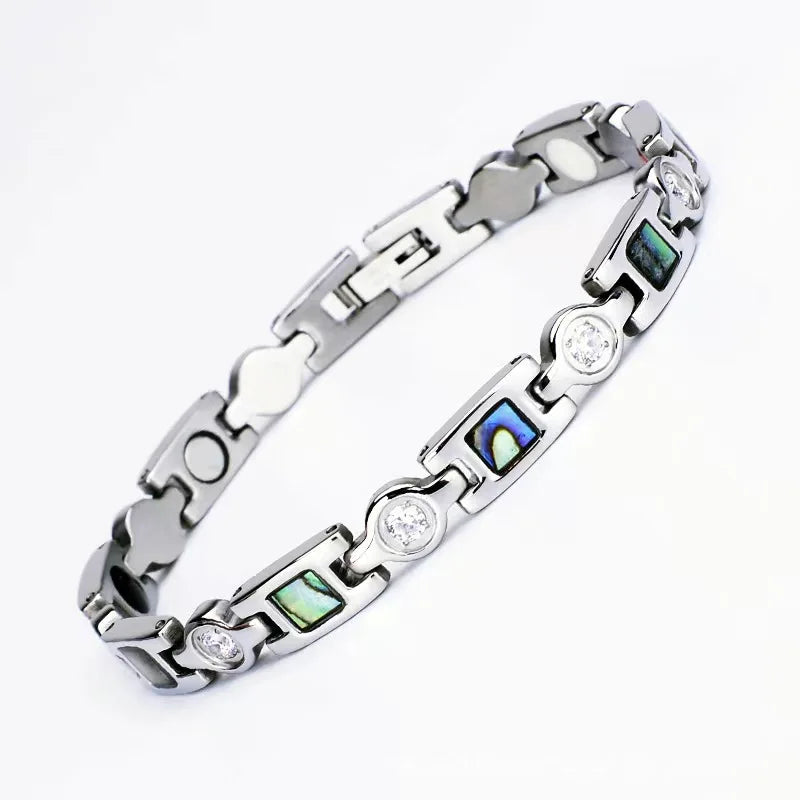 Crystal Lymphatic Drainage Magnetic Therapy Bracelet