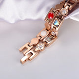 Crystal Lymphatic Drainage Magnetic Therapy Bracelet