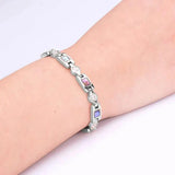 Crystal Lymphatic Drainage Magnetic Therapy Bracelet