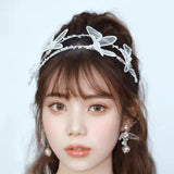 Crystal Tiara Headband for Bridal Party Dance Daily Life