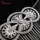 Baroque Crystal Bridal Hair Comb Tiara