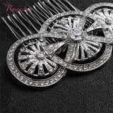 Baroque Crystal Bridal Hair Comb Tiara