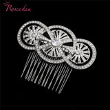 Baroque Crystal Bridal Hair Comb Tiara