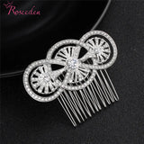 Baroque Crystal Bridal Hair Comb Tiara