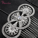 Baroque Crystal Bridal Hair Comb Tiara