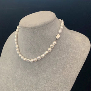 Baroque Pearl Necklace Natural Freshwater Choker Gift