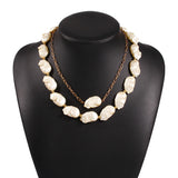 Baroque Pearl Statement Necklace Women Jewelry Collares
