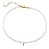 Pearl Choker Necklace Pendant Chain Wedding Jewelry