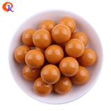 100Pcs/Lot Chunky Acrylic Beads for Necklaces, 6-20MM Solid Bubblegum Beads