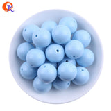 100Pcs/Lot Chunky Acrylic Beads for Necklaces, 6-20MM Solid Bubblegum Beads