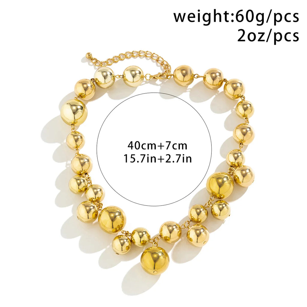 Vintage Beaded Pearl Necklace Clavicle Chain For Women