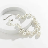 Vintage Beaded Pearl Necklace for Women Wedding Jewelry