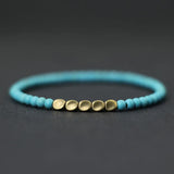 4mm Natural Stone Hematite Beads Bracelet for Men Women