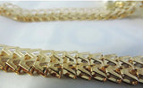 Plated Pearl Chocker Collar Necklace Statement Jewelry