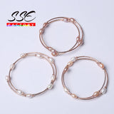Natural Freshwater Pearl Bracelet Rice Shape Jewelry