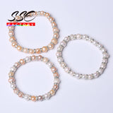Natural Freshwater Pearl Bracelets for Women - Party Birthday Jewelry
