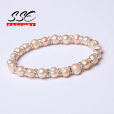 Natural Freshwater Pearl Bracelets for Women - Party Birthday Jewelry