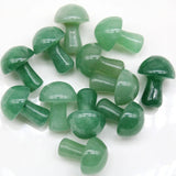 Opal Stone Mushroom Shape Pendants for Jewelry Making 15pcs