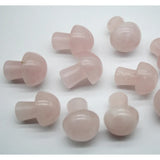 Opal Stone Mushroom Shape Pendants for Jewelry Making 15pcs