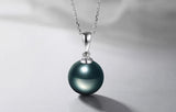 Pearl Pendant Necklace 925 Solid Silver Wedding Jewelry