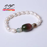 Natural Freshwater Pearl Bracelet Agates Pearl For Women