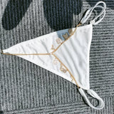 Zircon Letter Waist Chain Belt Jewelry for Women Crystal Name