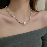 Titanium Steel Women Hip-hop Choker Necklaces Gothic Punk Chain Necklace