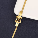 Snake Chain Necklace Stainless Steel Clavicle Chain Party Jewelry