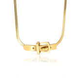 Snake Chain Necklace Stainless Steel Clavicle Chain Party Jewelry