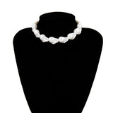 Baroque Pearl Necklace Irregular Choker Collar Party Jewelry