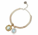 Crystal Stones Bracelet For Women Thick Chain Jewelry Christmas