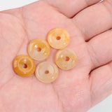 Big Hole Amethyst Malachite Pendants Natural Stone Agates Loose Beads Charms