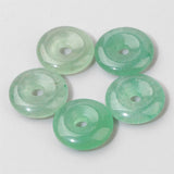 Big Hole Amethyst Malachite Pendants Natural Stone Agates Loose Beads Charms