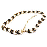 Twist Silver Chunky Thick Lock Choker Chain Necklaces