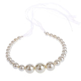 Big Pearl Bride Hair Accessories Wedding Crown Headband For Women Girl Hair Band