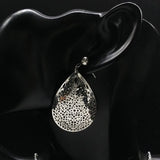 Stainless Steel Women's Jewelry Set Silver Necklace Earrings