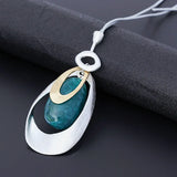Statement Necklace Long Chains Pendants Costume Jewelry for Women