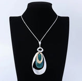 Statement Necklace Long Chains Pendants Costume Jewelry for Women