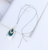 Statement Necklace Long Chains Pendants Costume Jewelry for Women