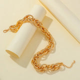 Thick Chain Choker Necklace Women Punk Exaggerated Metal Statement Jewelry