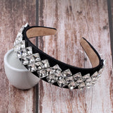 Colorful Square Bead Crystal Hairband for Women