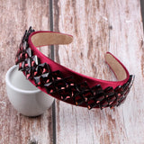 Colorful Square Bead Crystal Hairband for Women