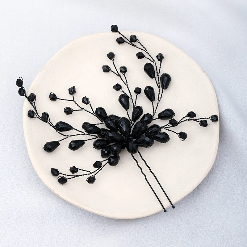 Vintage Baroque Hairpin Tiara Wedding Hair Jewelry Bridal Hair Accessories