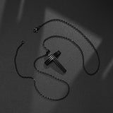 Stainless Steel Cross Pendant Charm Necklace Hip Hop Jewelry