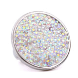 Crystal Wedding Rings Stainless Steel Part Ring Women Jewelry