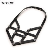 Vintage Leather Necklace Statement Necklaces & Pendants