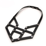 Vintage Leather Necklace Statement Necklaces & Pendants